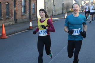photo of the 1st female Oxfordshire club runner