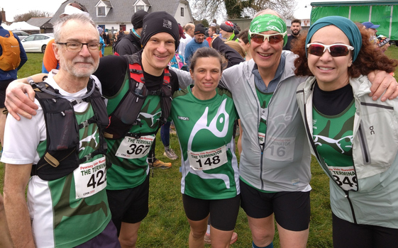 This photo is of runners from White Horse Harriers. It was taken by Andy Edwards